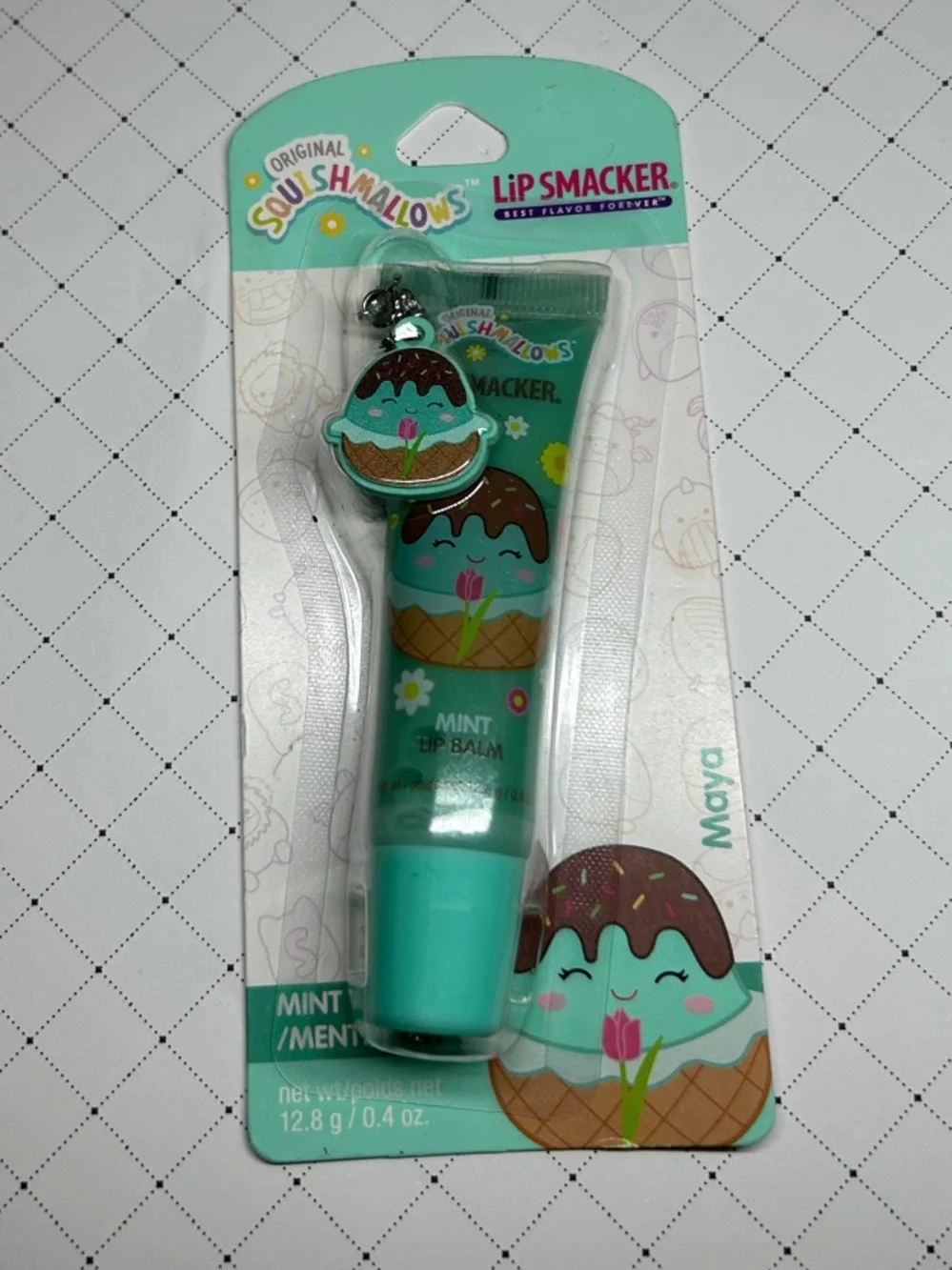 Squishmallows Mint Lip Smacker Maya